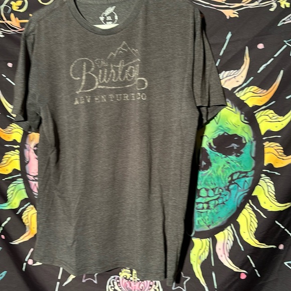 Burton x Mtn DEW Collaboration Grey tee shirt Size Extra large - Picture 1 of 4